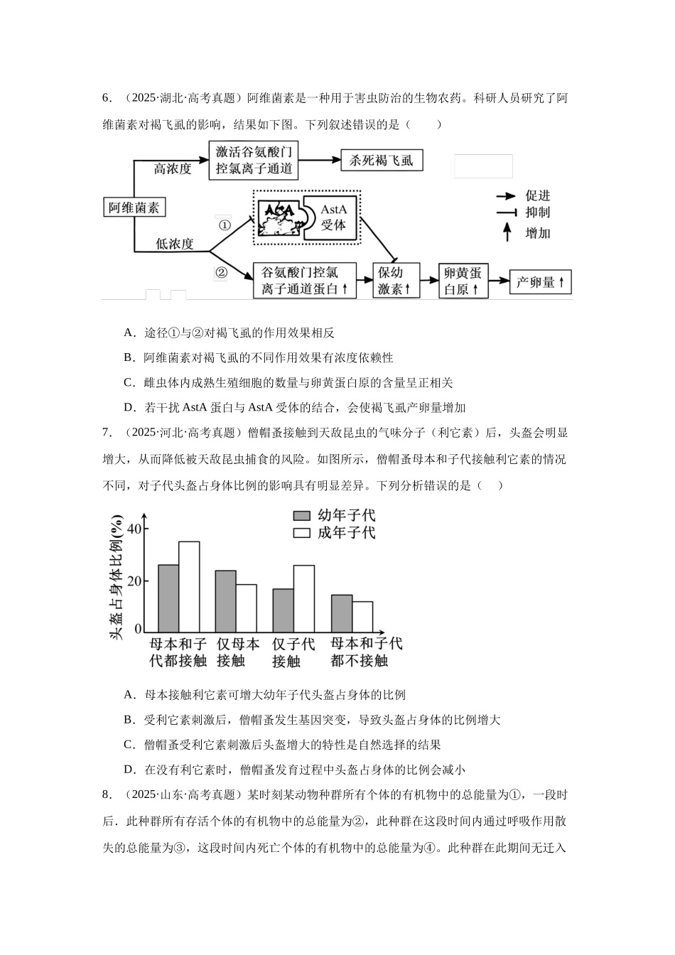 专题14 生态系统、人与环境(学生版).docx_第3页