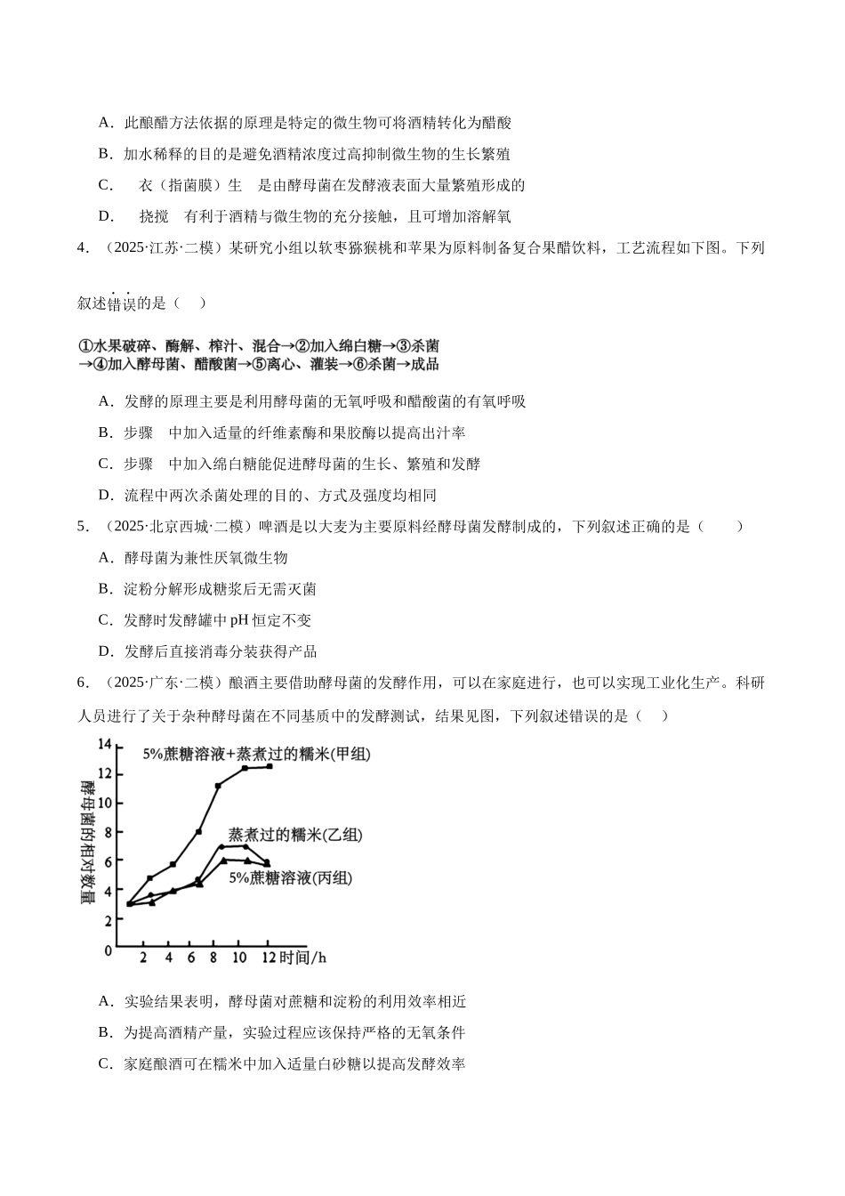 专题14 发酵工程（学生版）.docx_第2页