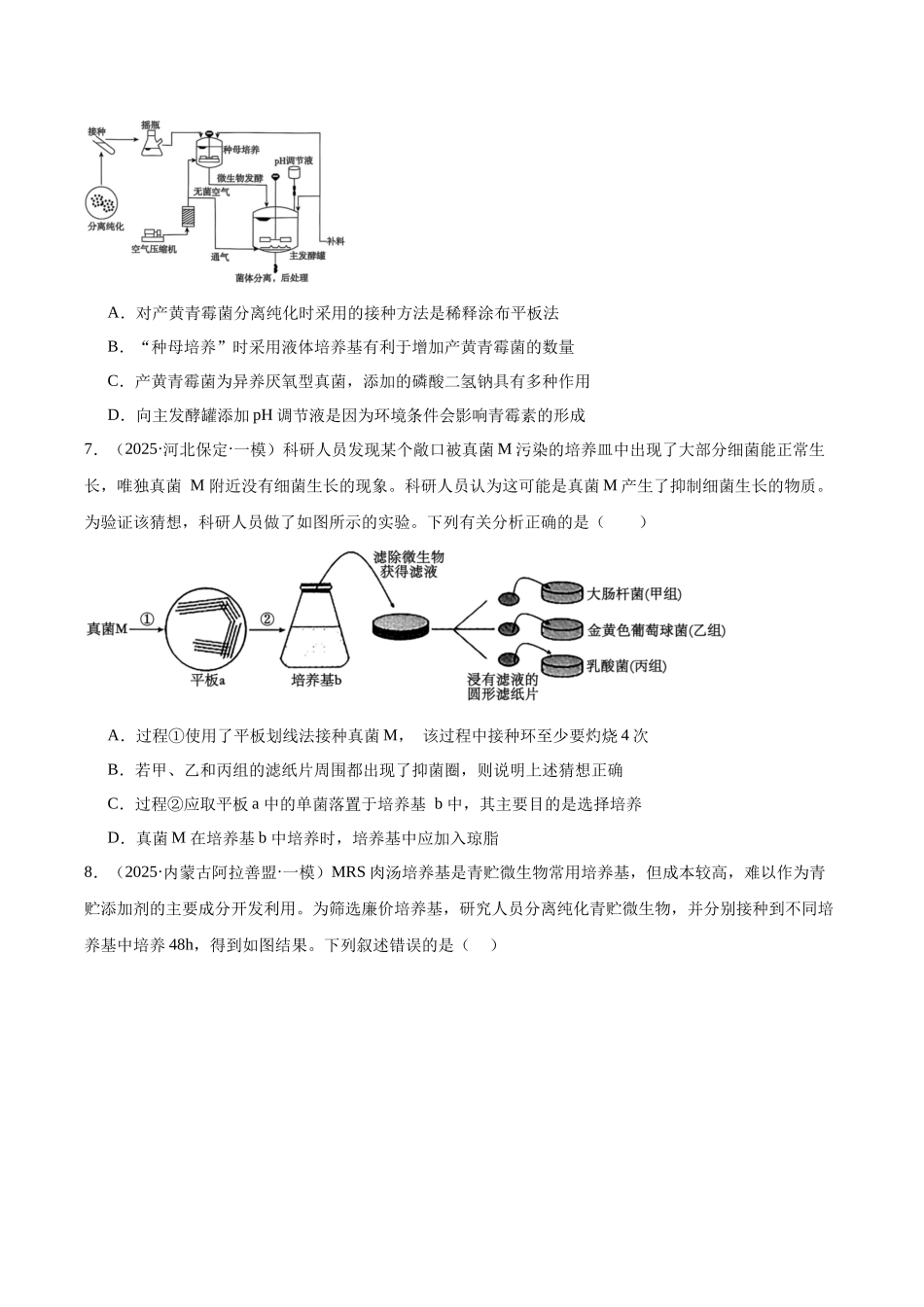 专题14 发酵工程和细胞工程(学生版).docx_第3页
