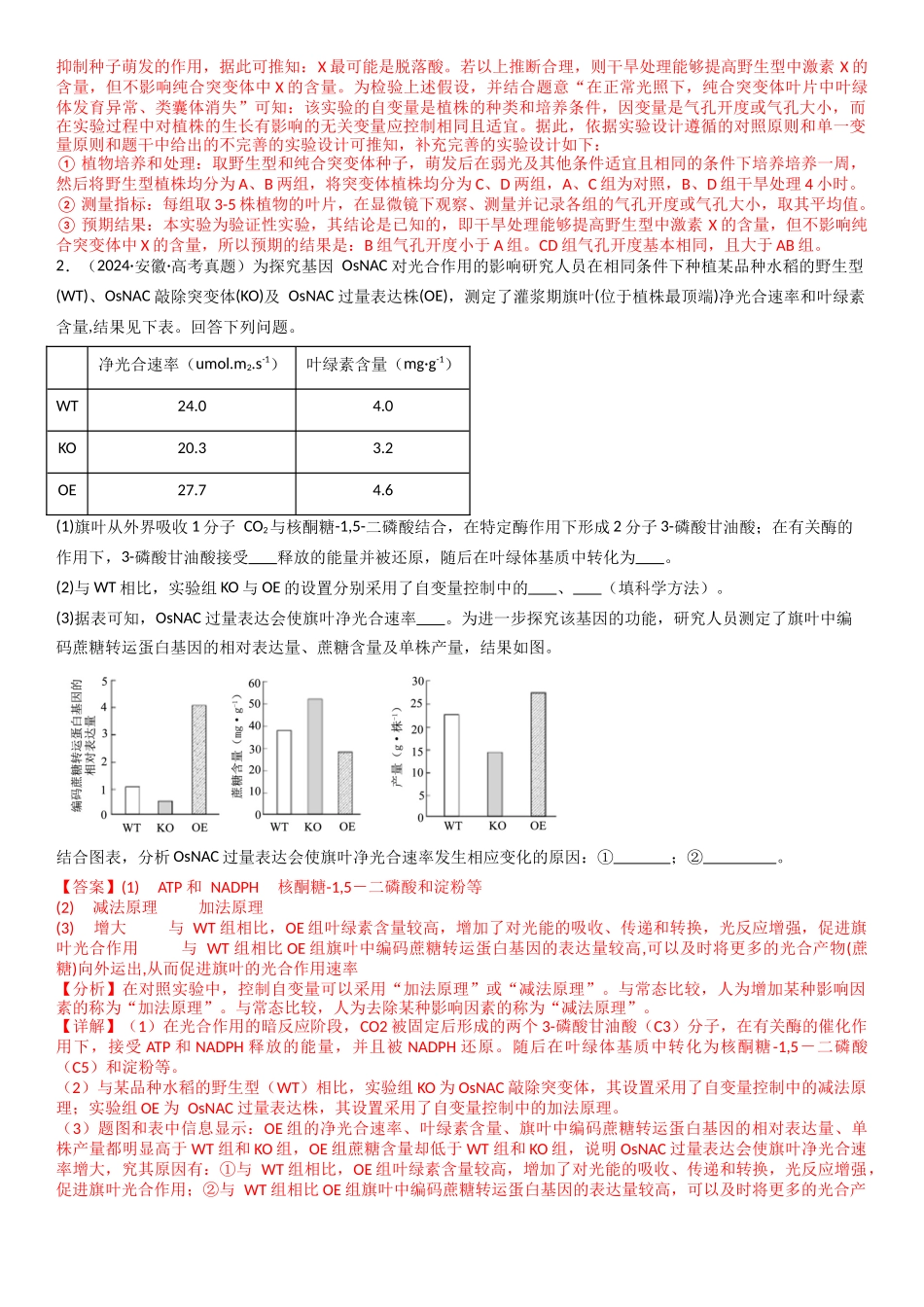 专题15 长句子表达题(20题)(教师版).docx_第2页
