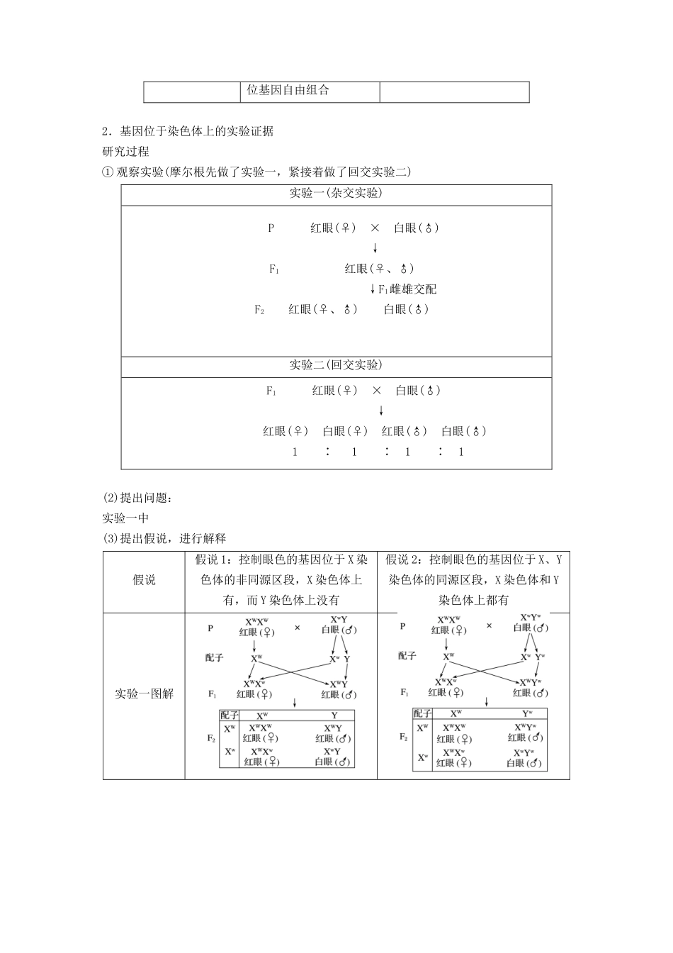 专题16 基因在染色体上、伴性遗传和人类遗传病（串讲）（解析版）.docx_第2页