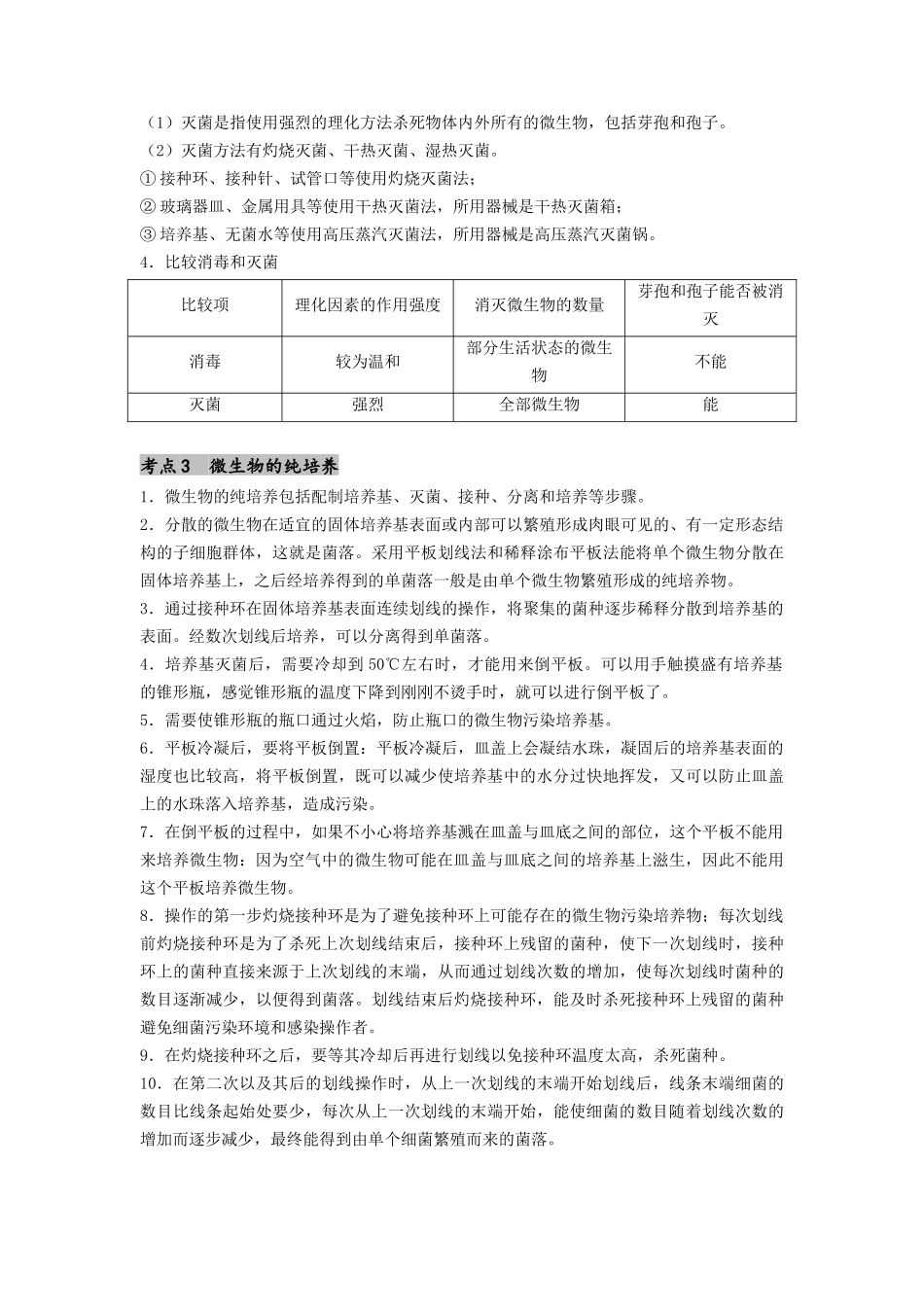 专题22 微生物的培养技术及应用（解析版）.docx_第2页