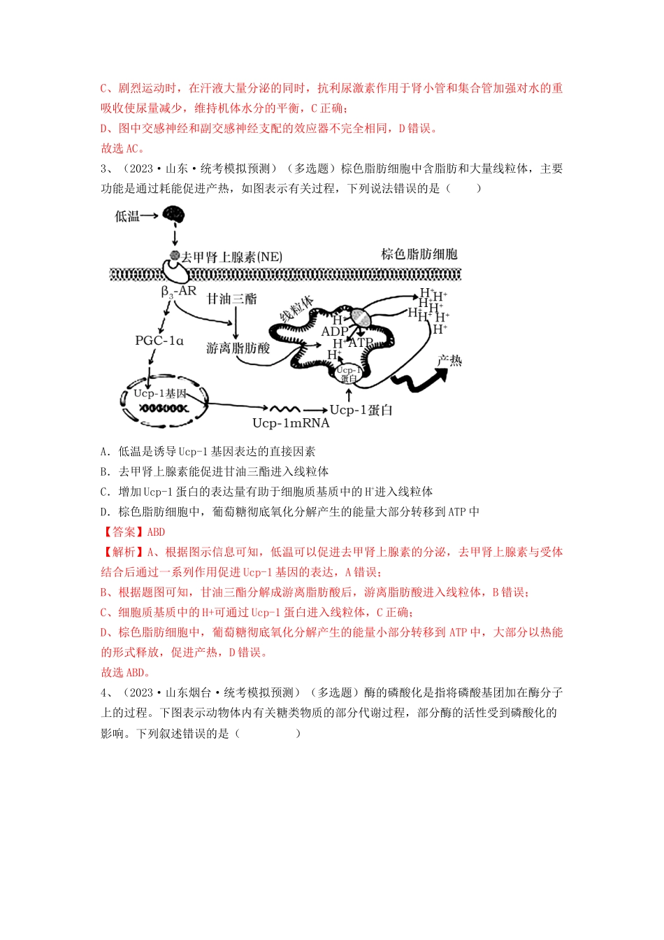 专题25 体液调节（精练）（解析版）.docx_第2页