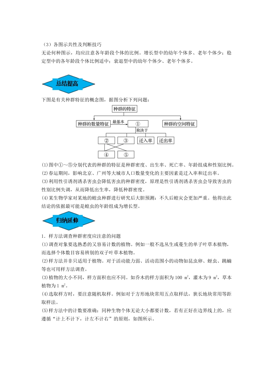 专题28 种群的特征和数量变化(串讲)(解析版).docx_第3页
