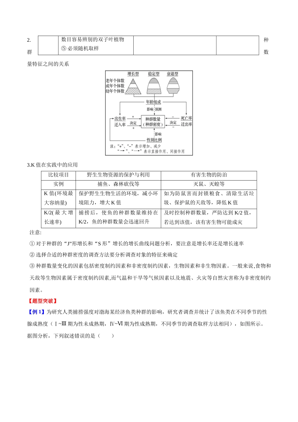 专题八 生物与环境（学生版）-17页.docx_第2页