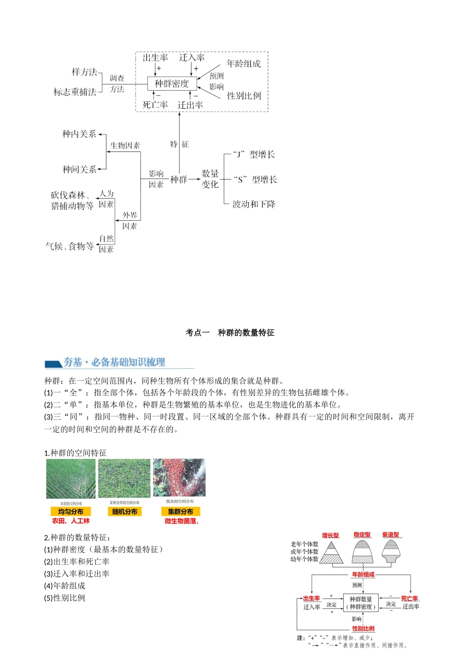 第33讲 种群及其动态（讲义）（教师版）.docx_第2页