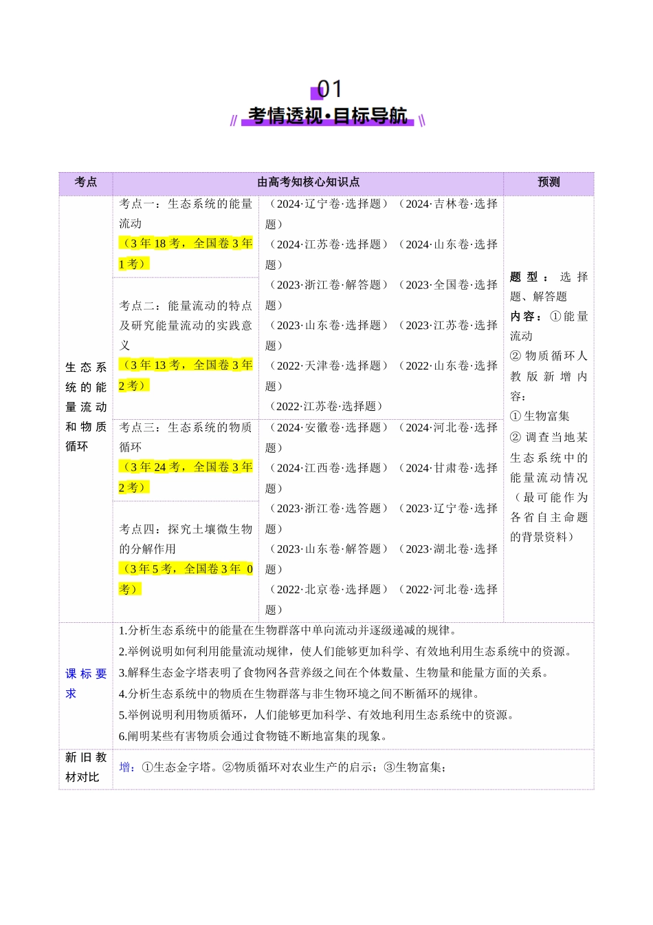 第35讲 生态系统的功能及其稳定性(第一课时)(讲义)(教师版).docx_第2页