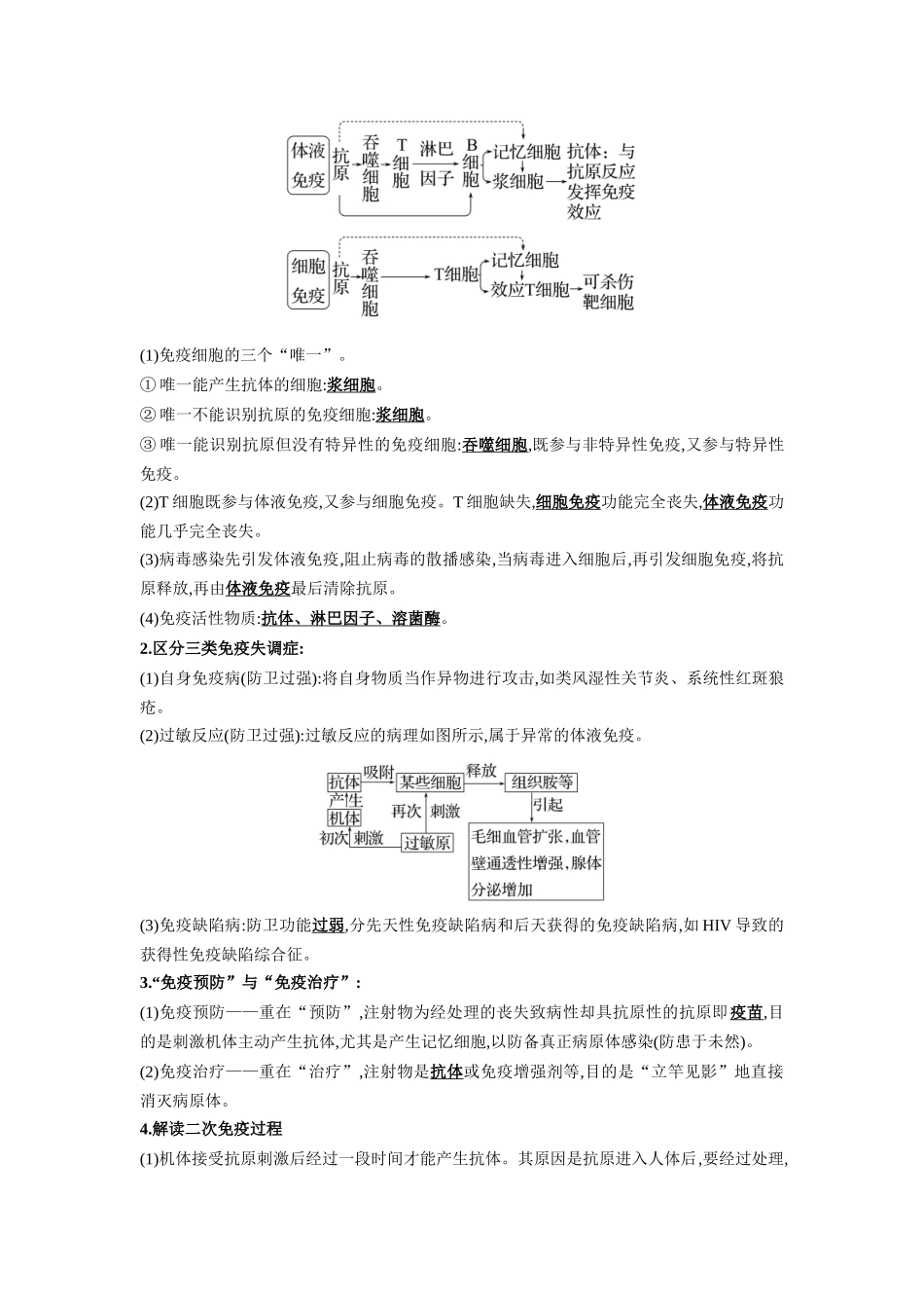 解密17 免疫调节(讲义)-【高频考点解密】2023年高考生物二轮复习讲义+分层训练(新教材).docx_第2页