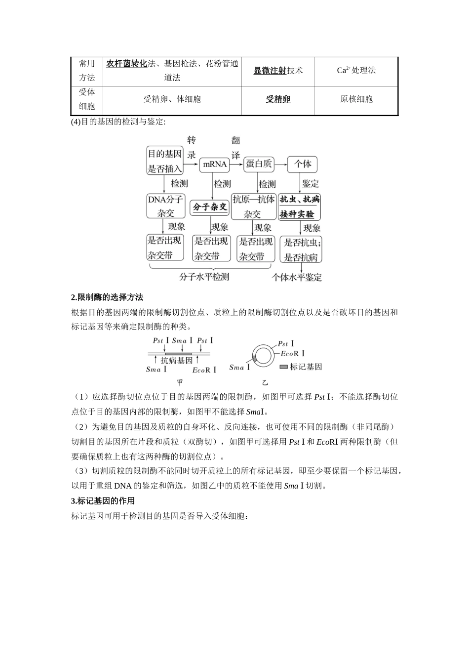 解密24 基因工程(讲义)-【高频考点解密】2023年高考生物二轮复习讲义+分层训练(新教材).docx_第3页