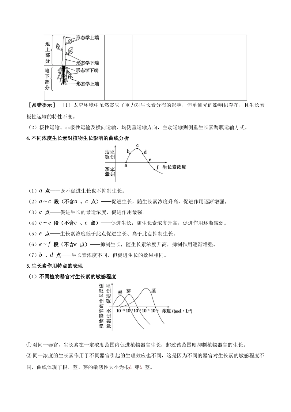 考点08 植物激素调节（原卷版）.docx_第3页