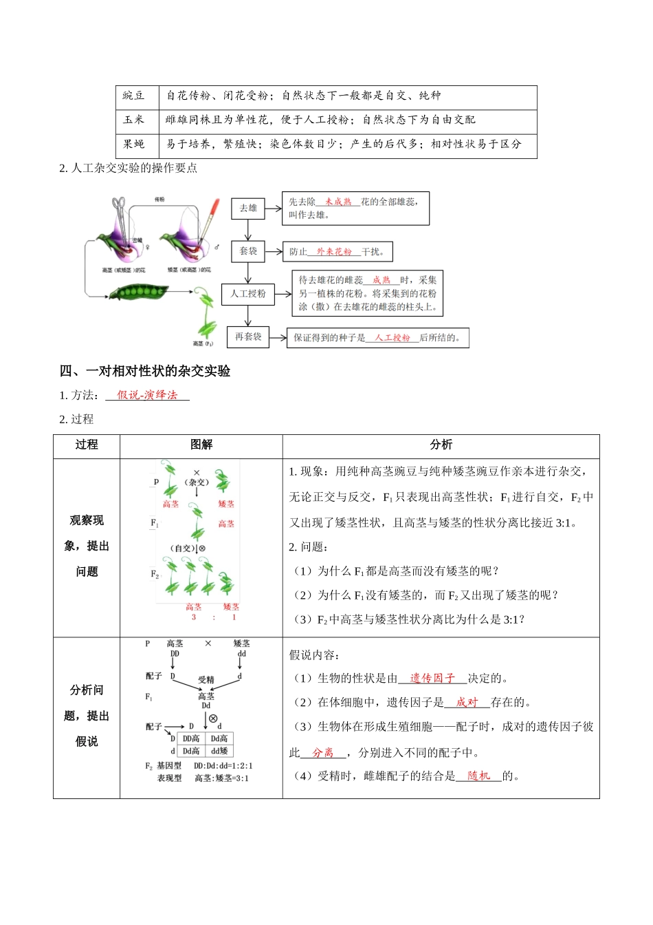 考点18 基因的分离定律(讲义)(解析版).docx_第3页