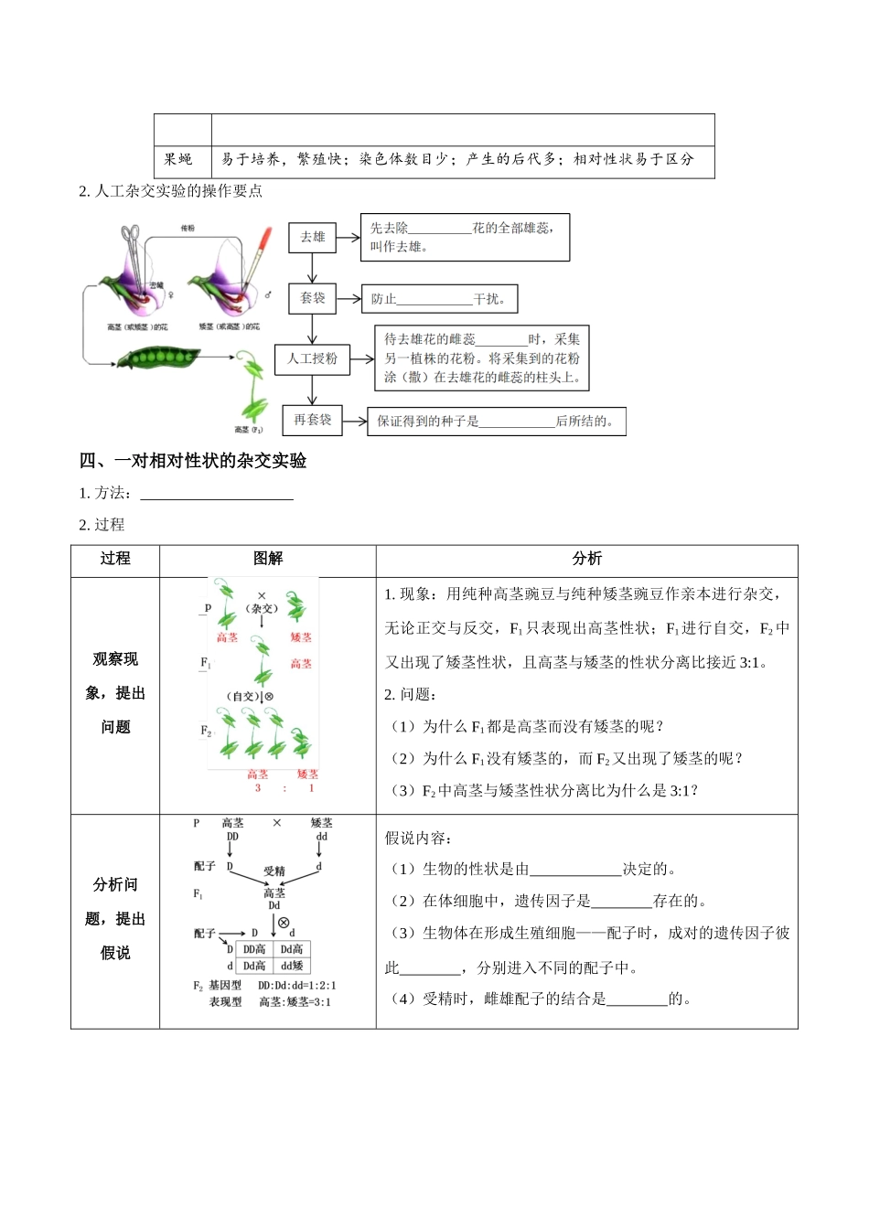 考点18 基因的分离定律(讲义)(原卷版).docx_第3页