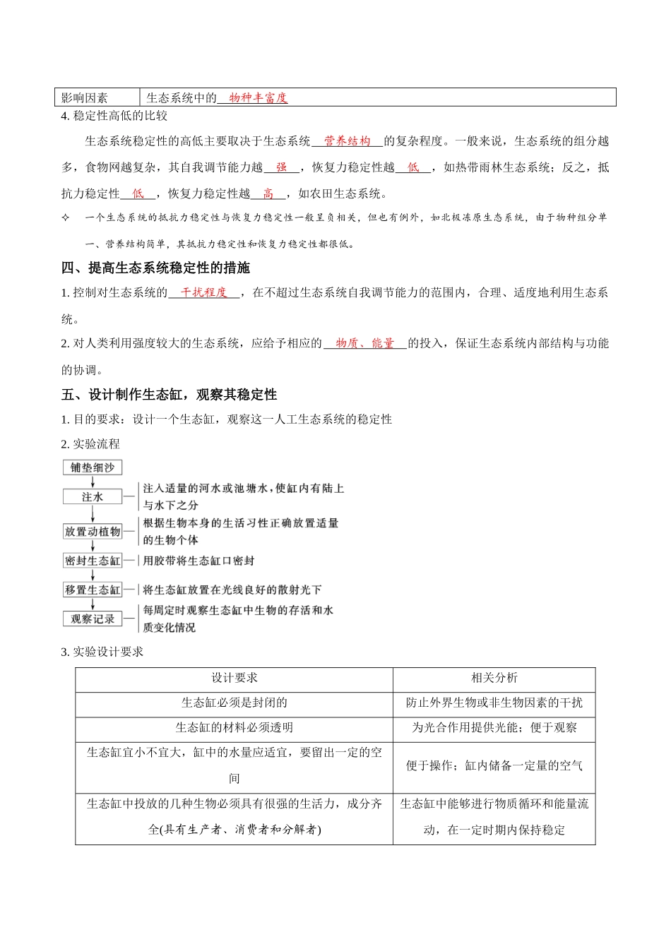 考点41&考点42 生态系统的稳定性和生态环境保护及生态工程（讲义）（解析版）.docx_第2页
