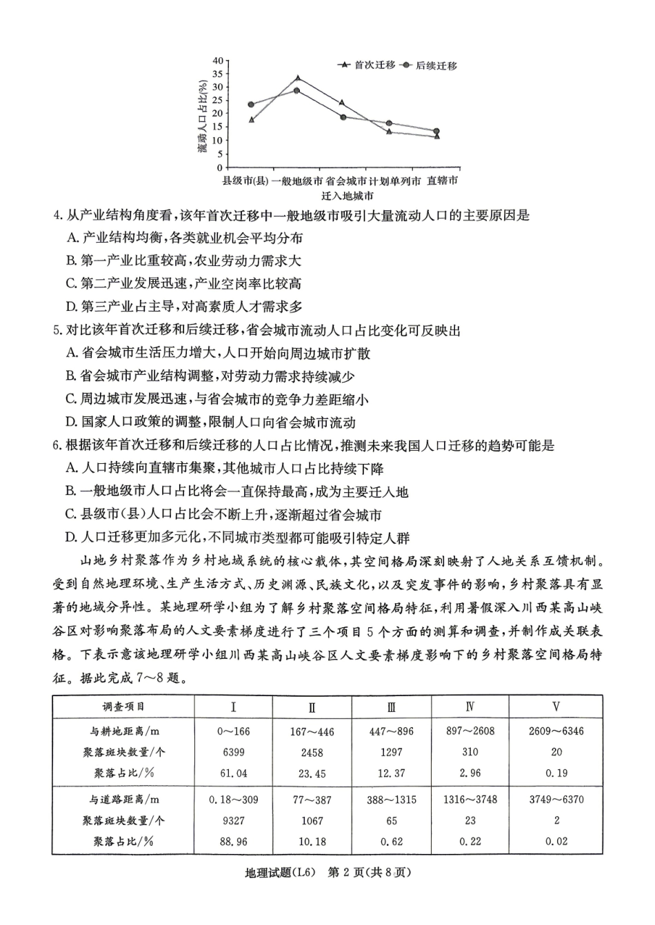 地理试题【湖南第一联考】湖南炎德英才大联考2026届高三年级5月21日考前模拟考试()(5.21-5.22).pdf_第2页
