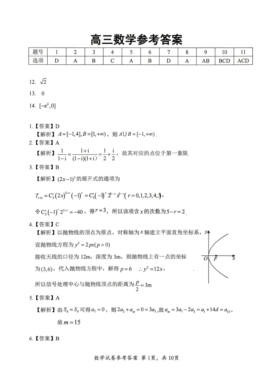 数学【最终壮行考】湖北新高考协作体2026年高三年级5月壮行考(5.20-5.21)(2).pdf_第1页