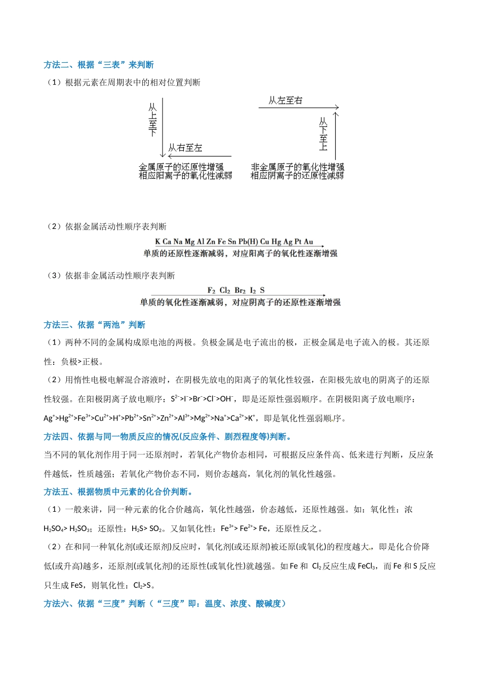 【升级版】微专题08  氧化性和还原性强弱的实验探究及应用（原卷版）(全国版) .docx_第3页
