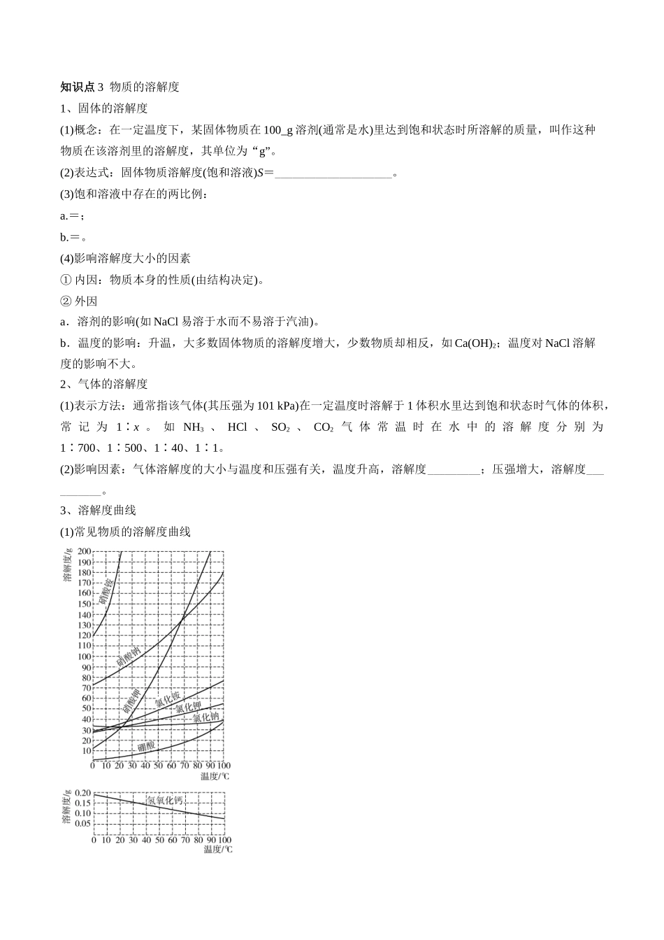 第02讲 物质的量浓度与溶液的配制（讲义）（原卷版）.docx_第3页