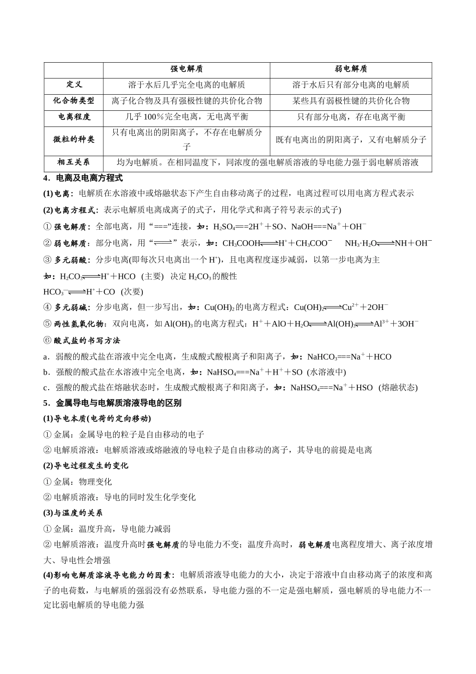 第03讲 离子反应及离子方程式-（学生版）.docx_第2页