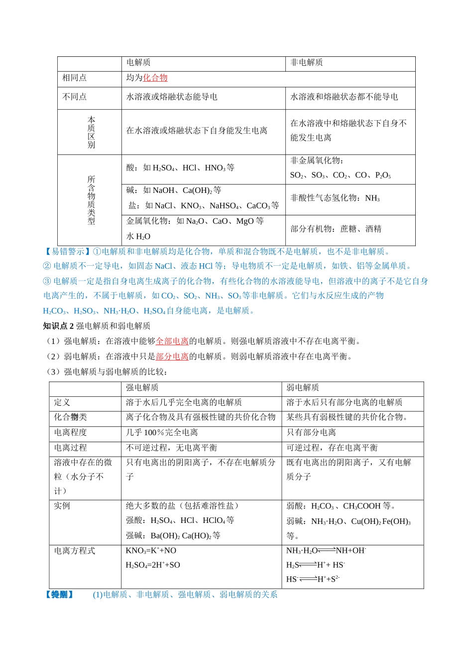第05讲 离子反应 离子方程式（讲义）（解析版）.docx_第3页