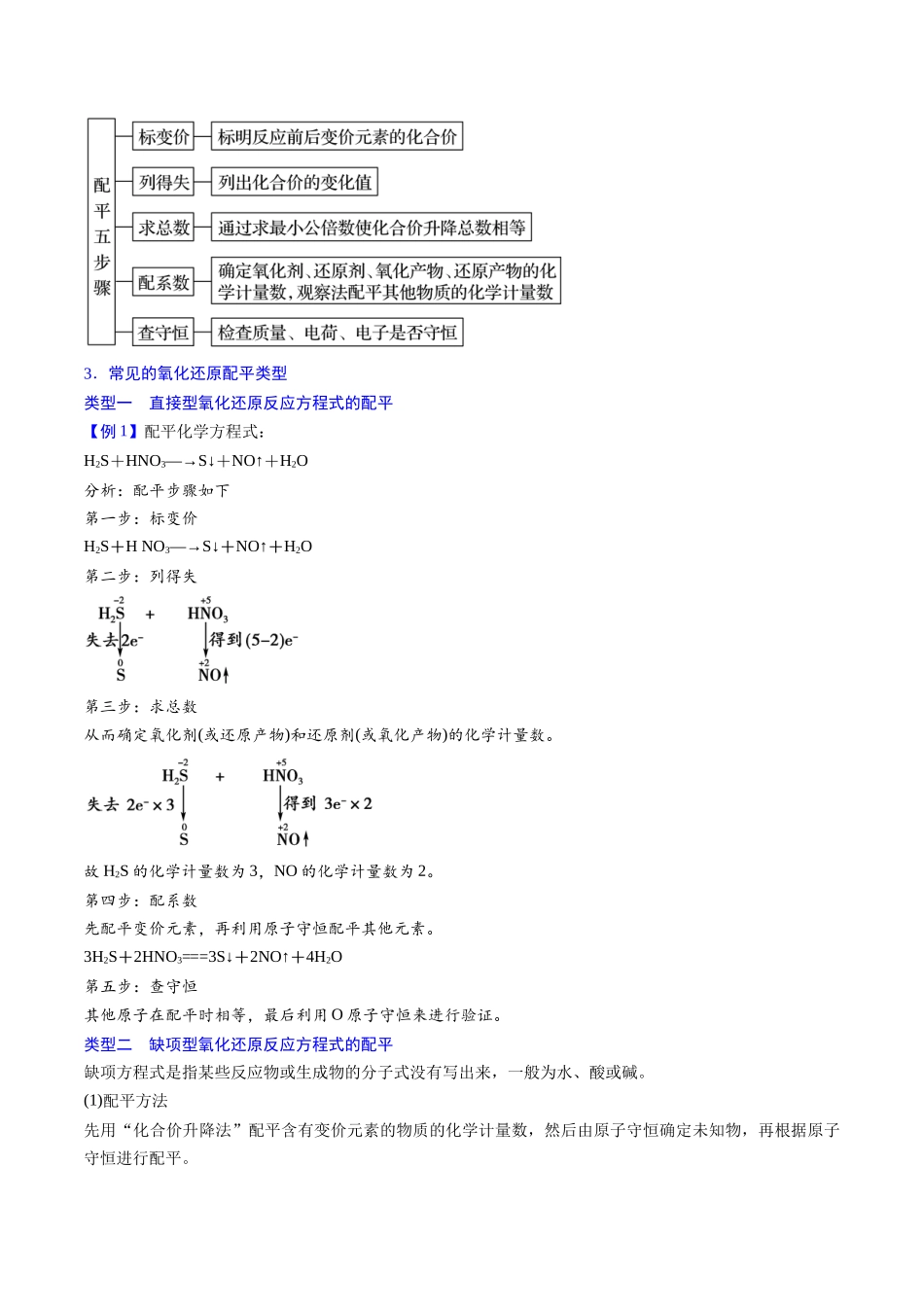 第05讲 氧化还原反应的计算及方程式的配平（讲义通关）（原卷版）.docx_第3页