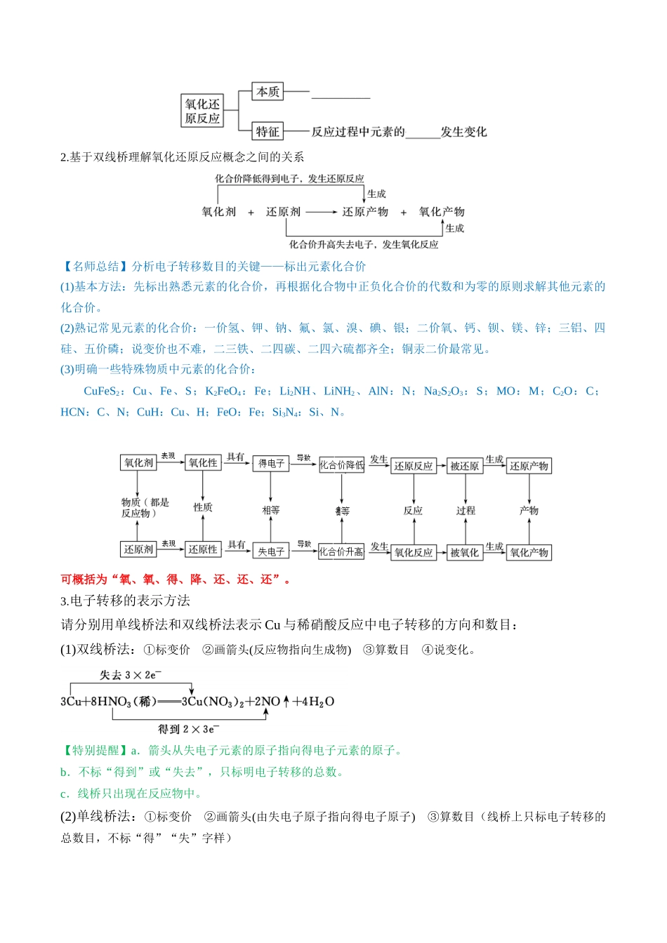 第07讲 氧化还原反应（讲义）（原卷版）.docx_第3页