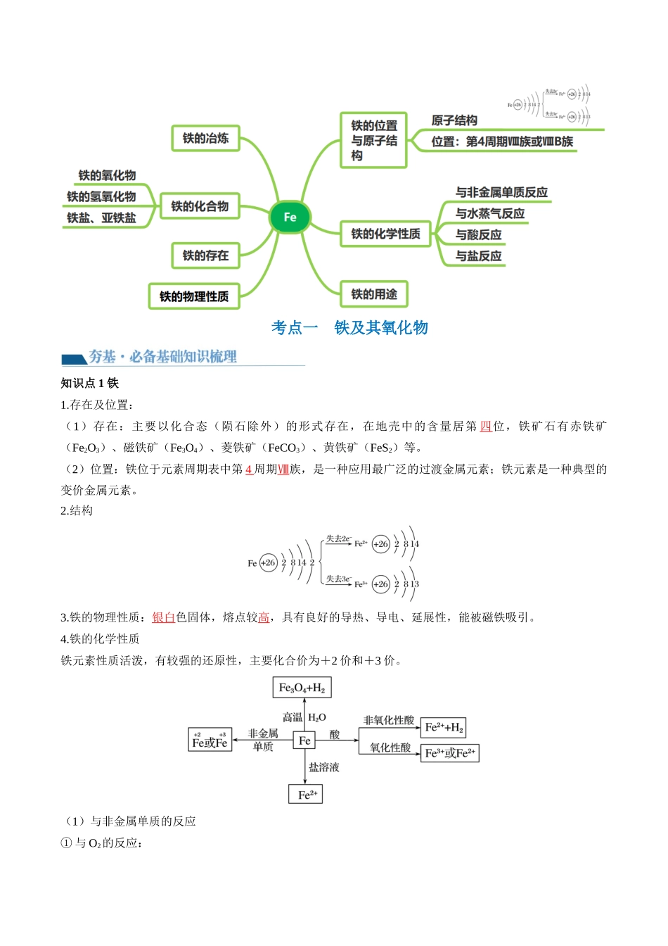 第10讲 铁及其重要化合物（讲义）（解析版）.docx_第2页