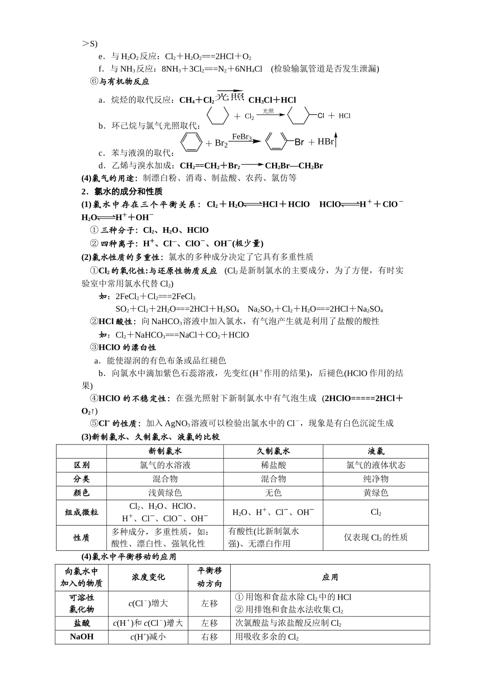 第12讲 氯及其化合物-（教师版）.docx_第3页