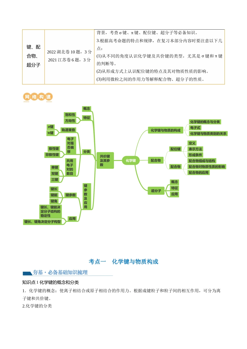 第18讲 化学键（讲义）（解析版）.docx_第2页