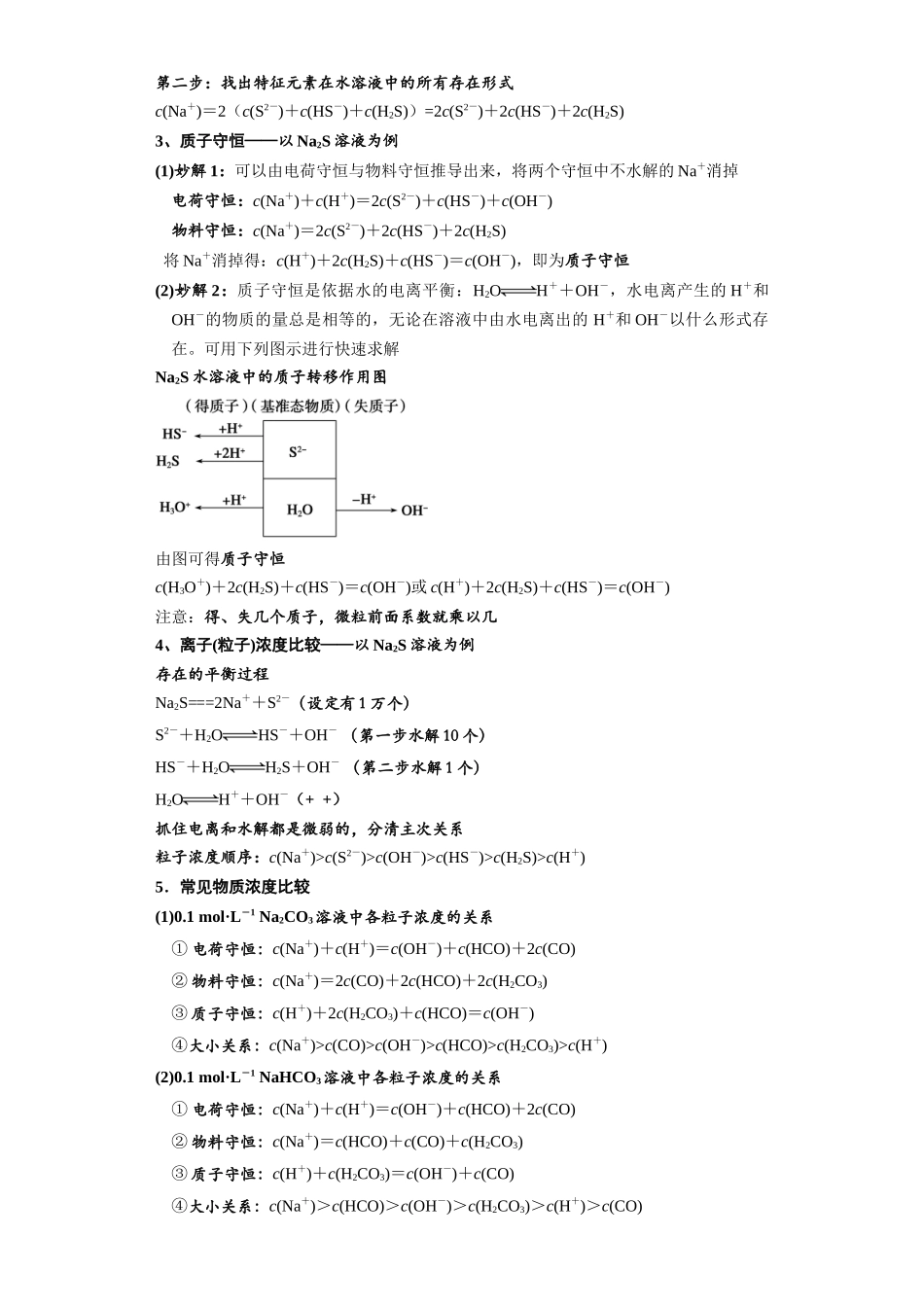 第23讲  电解质溶液中离(粒)子浓度大小比较-（学生版）.docx_第2页