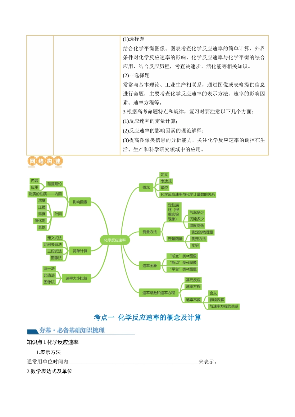 第24讲 化学反应速率（讲义）（原卷版）.docx_第2页