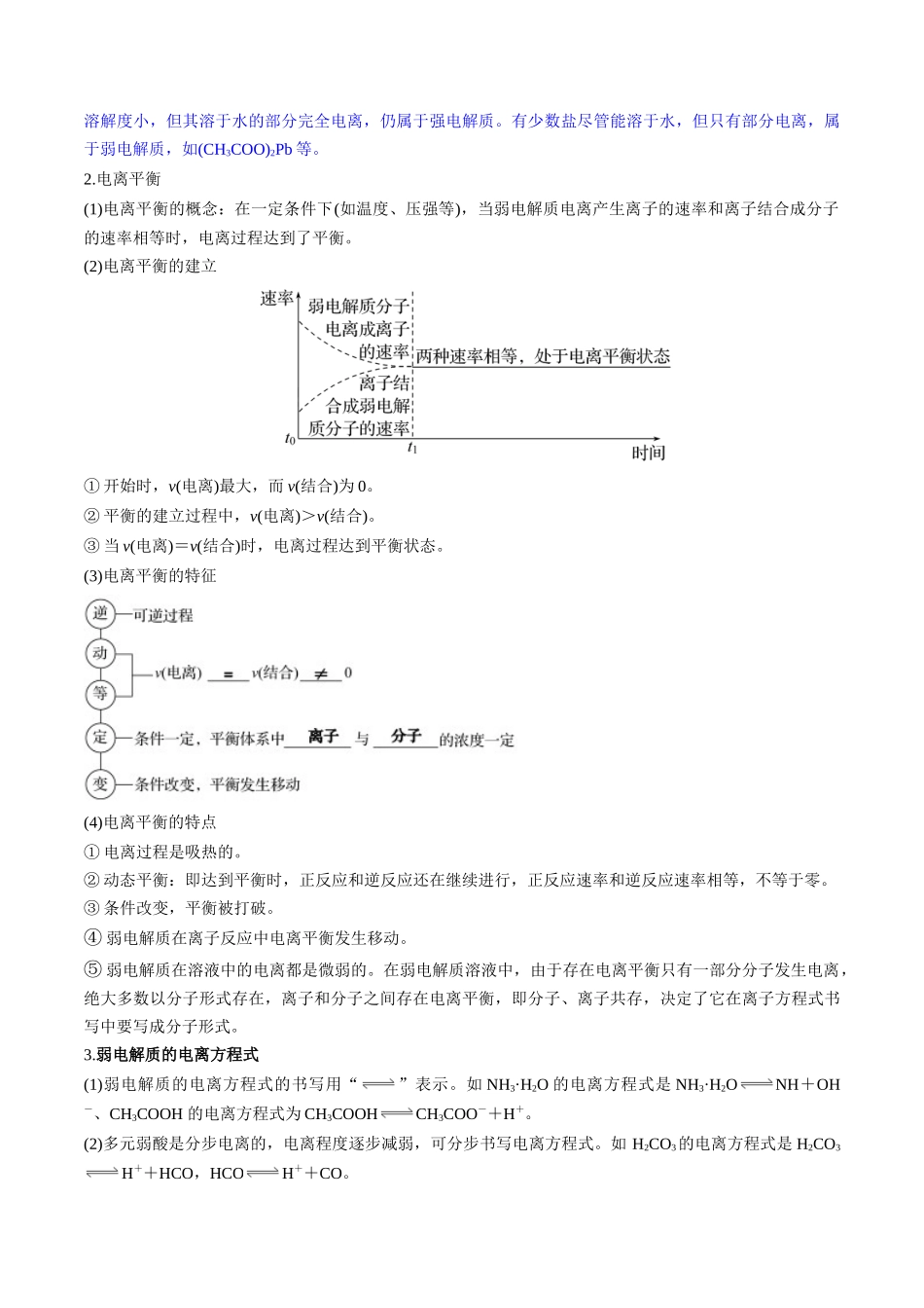 第28讲 电离平衡（讲义）（原卷版）.docx_第3页