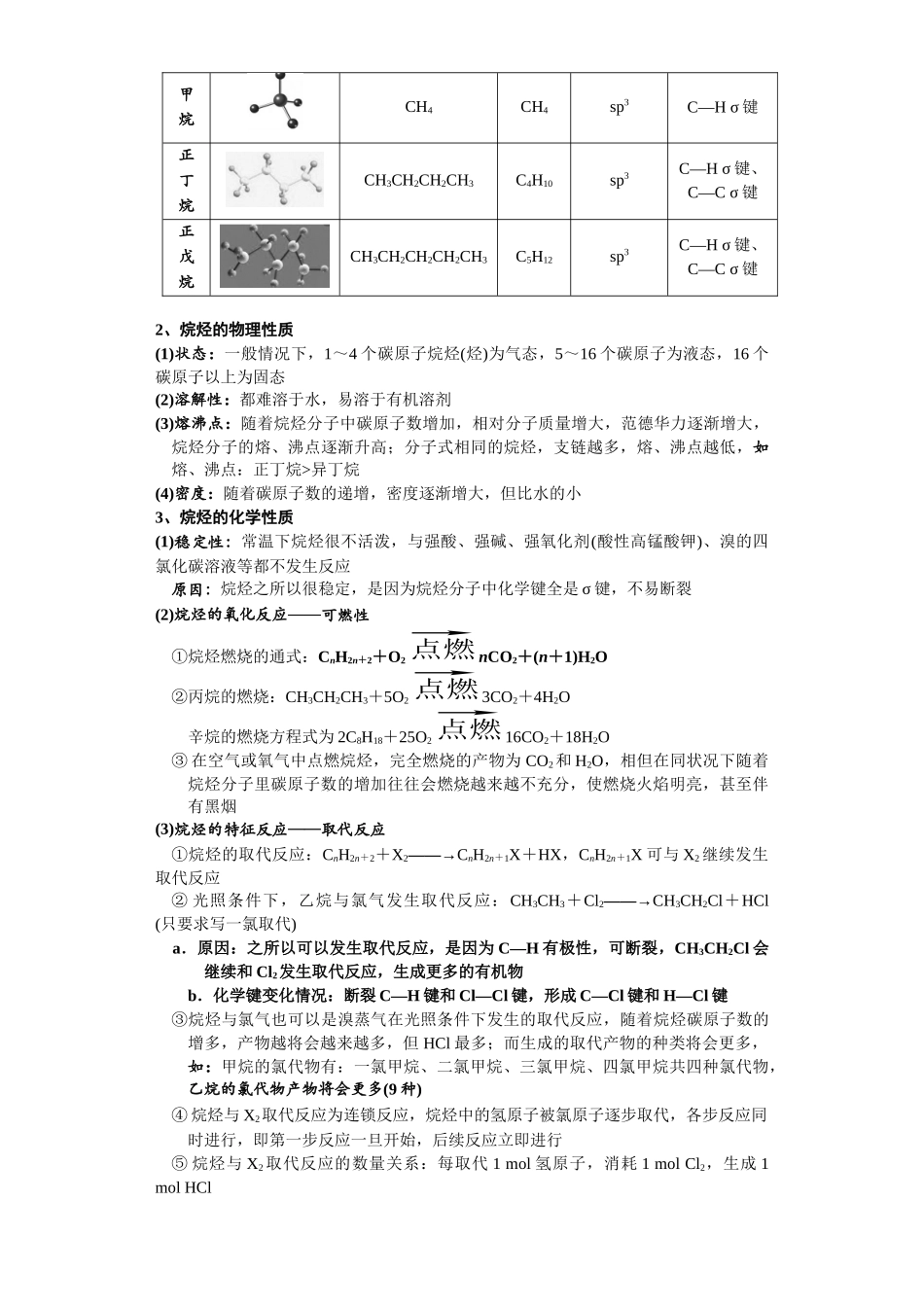 第33讲  甲烷及烷烃-（教师版）.docx_第3页