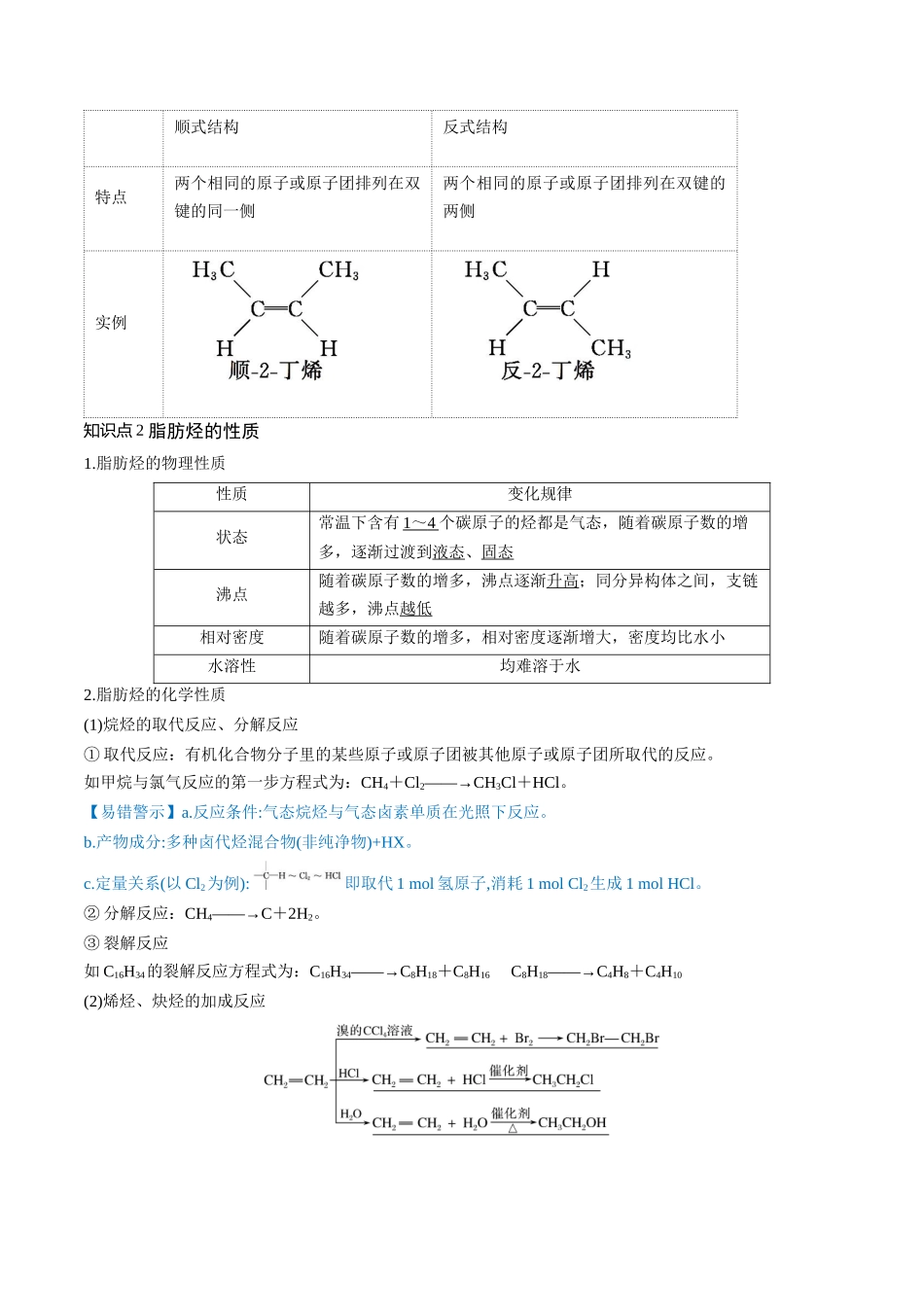 第37讲 烃(讲义)(解析版).docx_第3页
