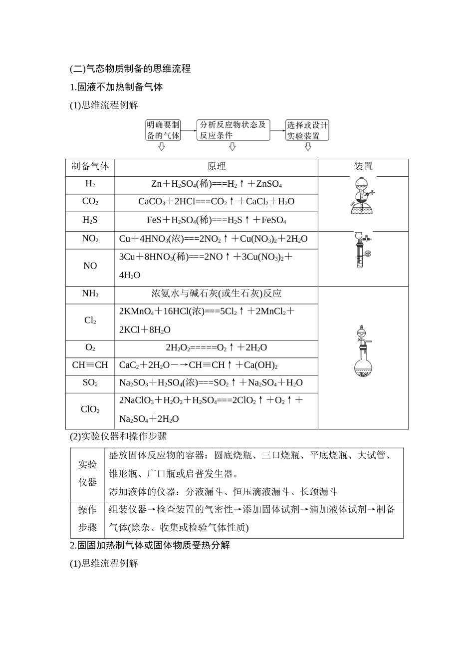 第三讲　高考化学综合实验题探究.DOCX_第2页