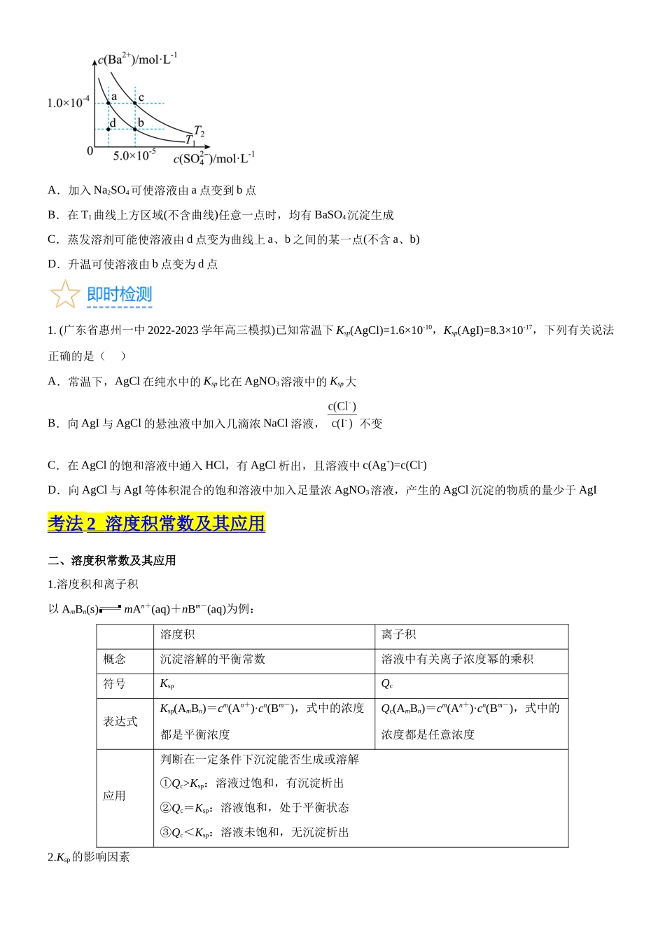 考点4  沉淀溶解平衡 （核心考点精讲精练（解析版）.docx_第3页