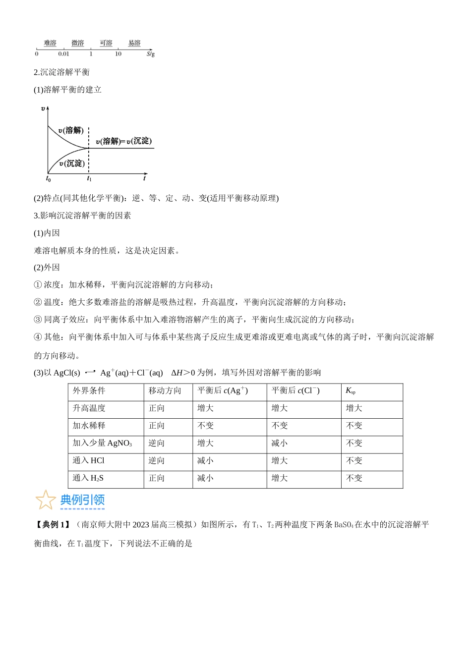考点4  沉淀溶解平衡 （核心考点精讲精练（原卷版）.docx_第2页