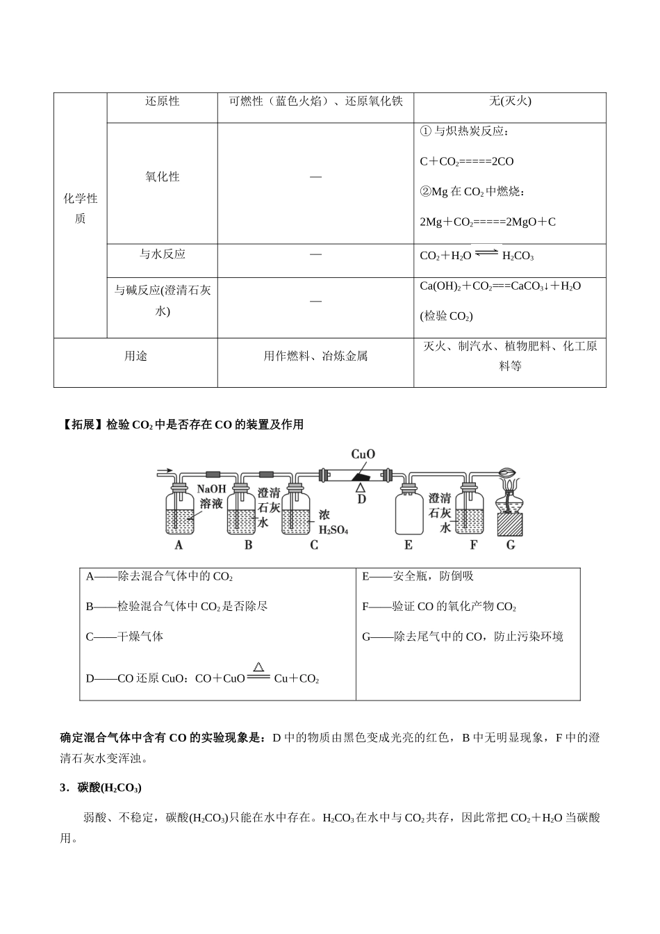 考点25 碳、硅及其化合物、无机非金属材料（学生版）（新教材新高考）.docx_第3页