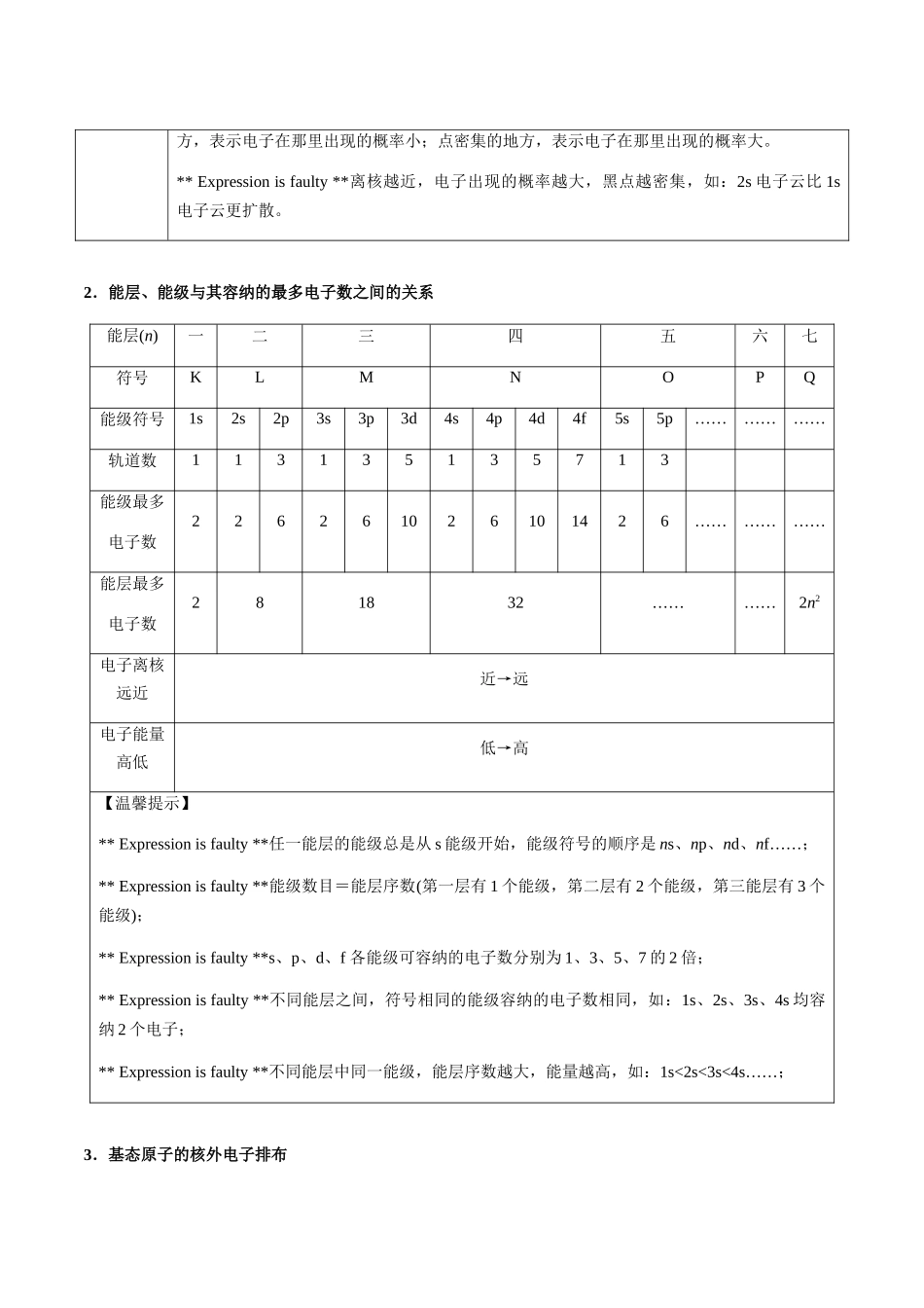 考点31 核外电子排布规律、电离能、电负性（学生版）（新教材新高考）.docx_第3页