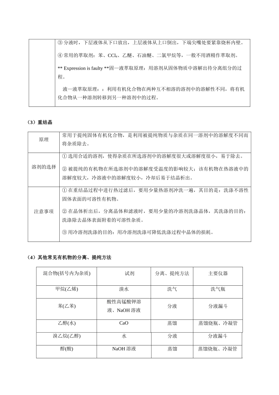 考点54 有机化合物的研究步骤和方法（学生版）（新教材新高考）.docx_第3页