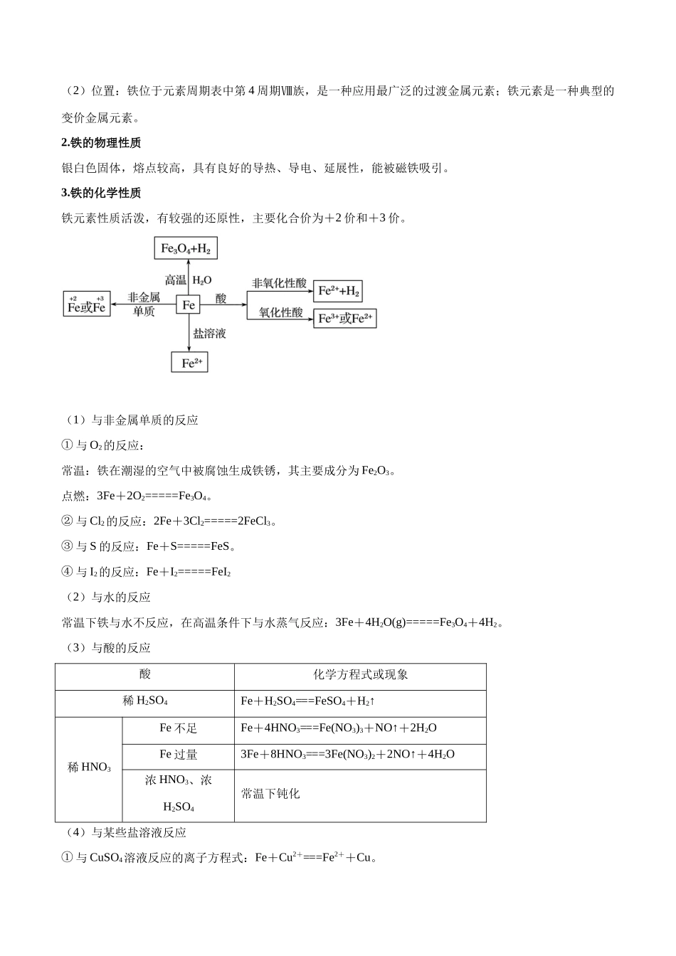 专题07  铁及其化合物【九大题型】（新高考通用）（教师版）.docx_第3页