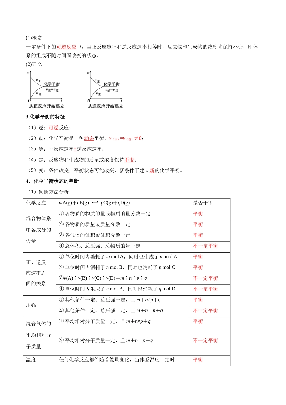 专题18  化学平衡与平衡常数、转化率【六大题型】（新高考通用）（教师版）.docx_第3页