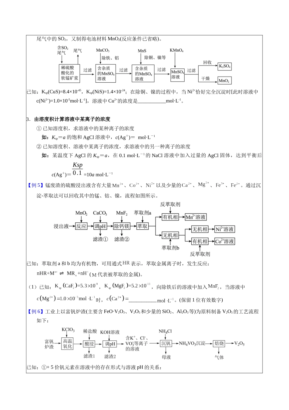 2-9 Ksp相关计算(学生版).docx_第3页