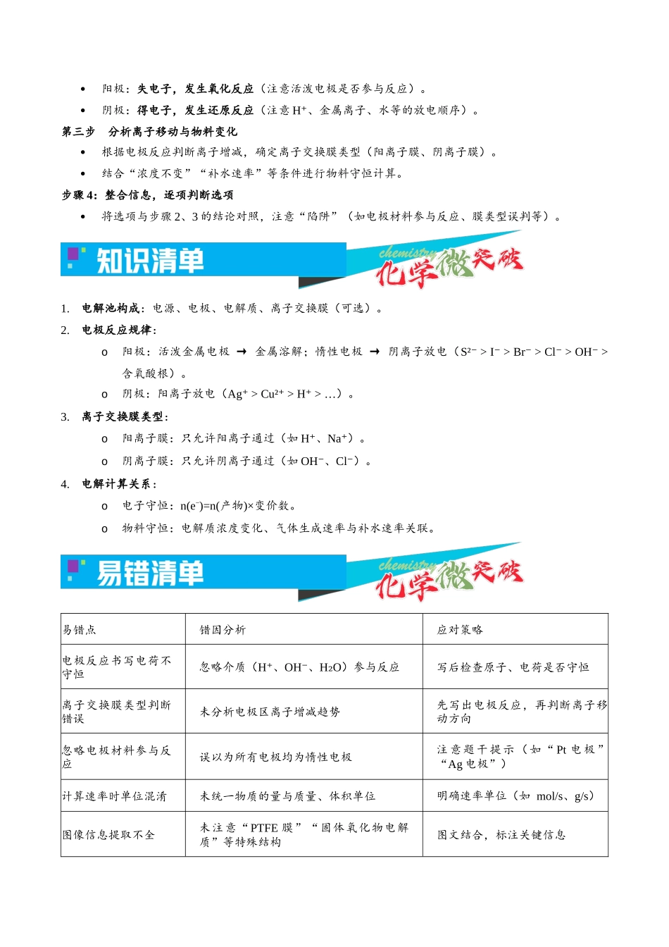3-6  电解应用——无机物制备（学生版）.docx_第2页