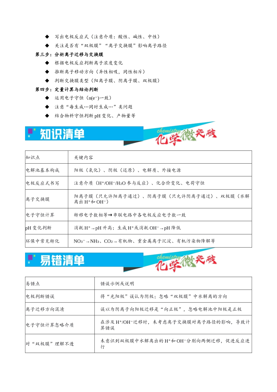 3-8 电解应用——环保方面(学生版).docx_第2页