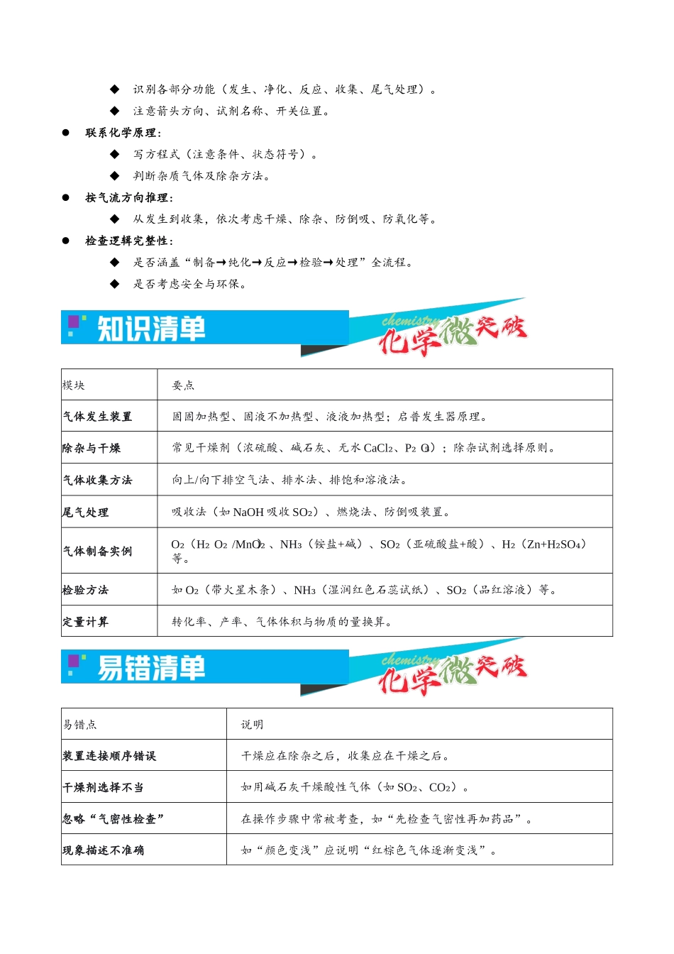 4-2  气体制备实验（解答题）（教师版）.docx_第2页