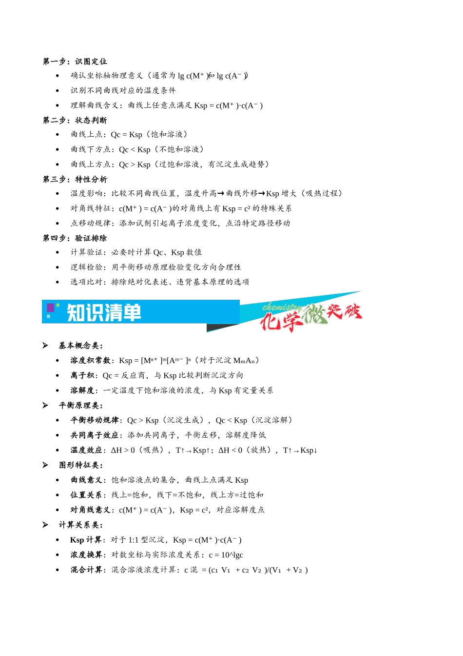 4-3 沉淀阴阳离子浓度关系函数(教师版).docx_第2页
