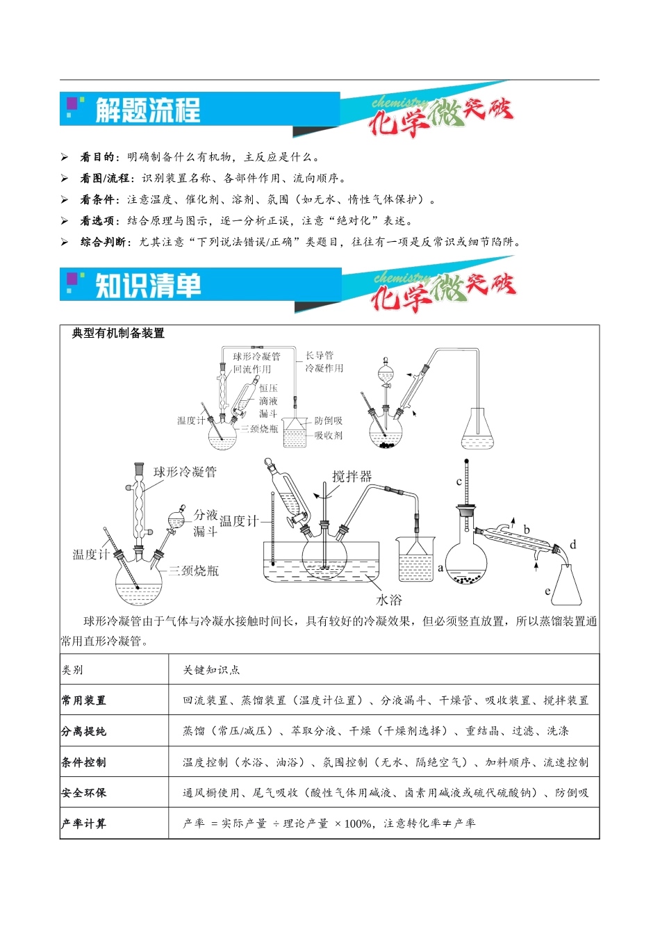 4-5 有机物制备实验(选择题)(教师版).docx_第2页