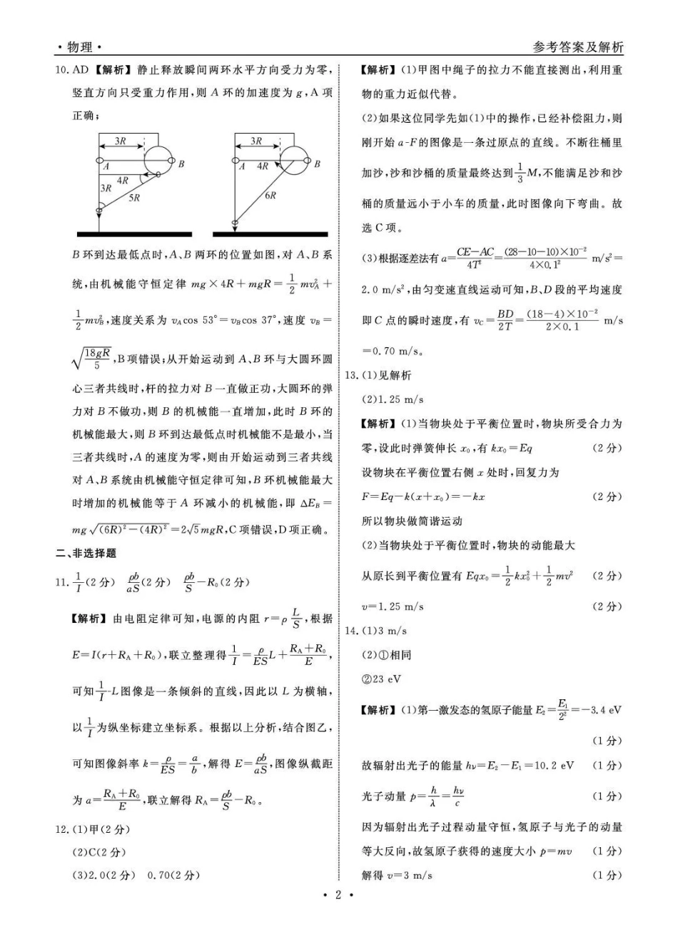 物理【名校联盟考前最后一卷】辽宁名校联盟2026届高三年级下学期5月考前模拟考试(5.27-5.29)(1).pdf_第2页