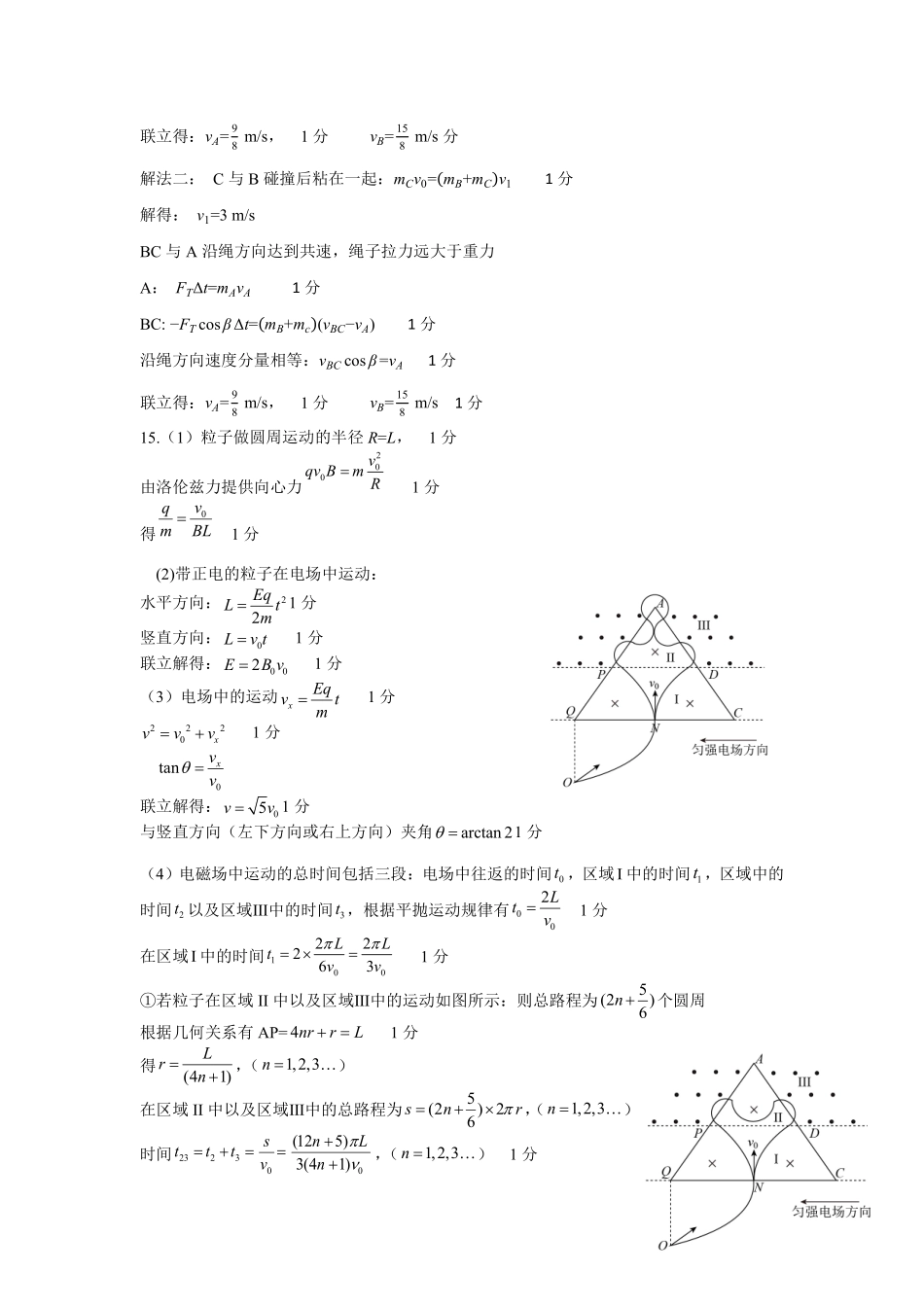 物理【中国第一高中】【最后一卷】湖北华中师范大学第一附属中学2026年(届)高三年级5月临考适应性考试(5.24-5.26)(1).pdf_第2页