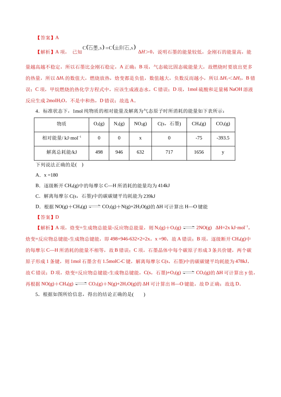 专题06 化学反应与能量(练习)(教师版).docx_第3页
